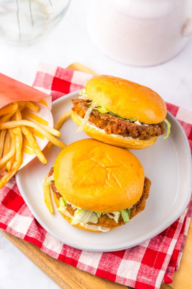 Copycat McDonald’s Hot & Spicy Chicken Sandwich