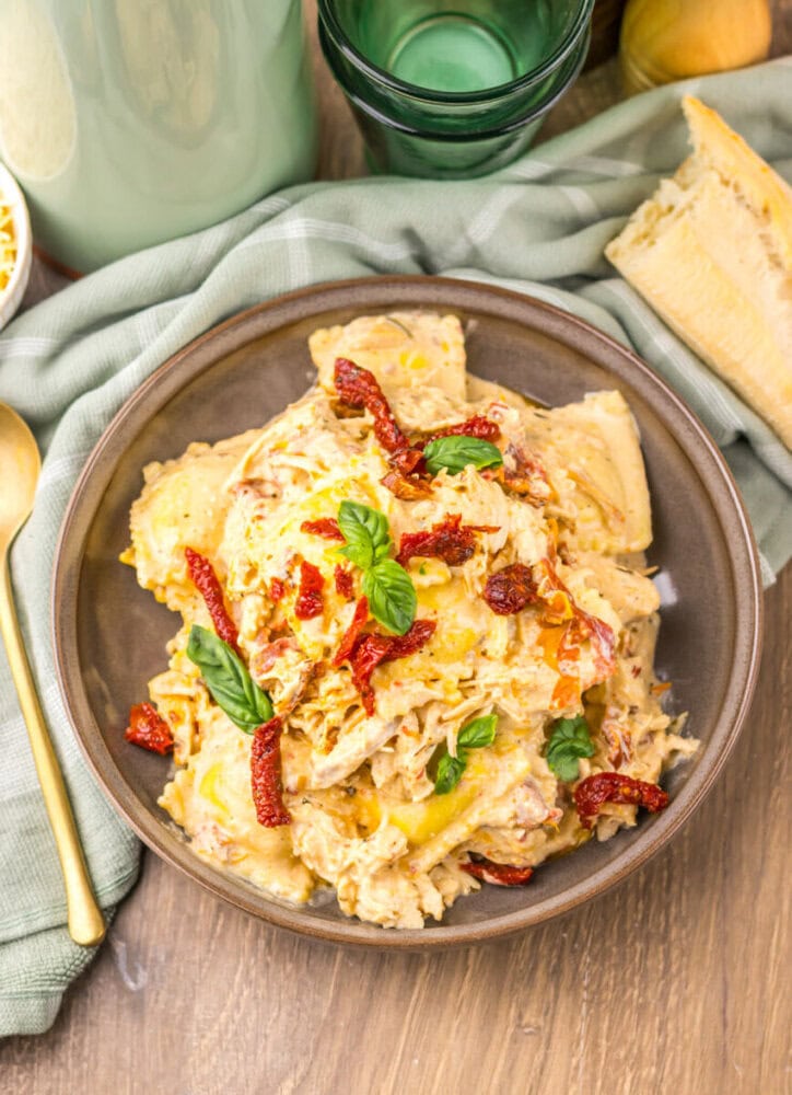 Slow Cooker Marry Me Ravioli