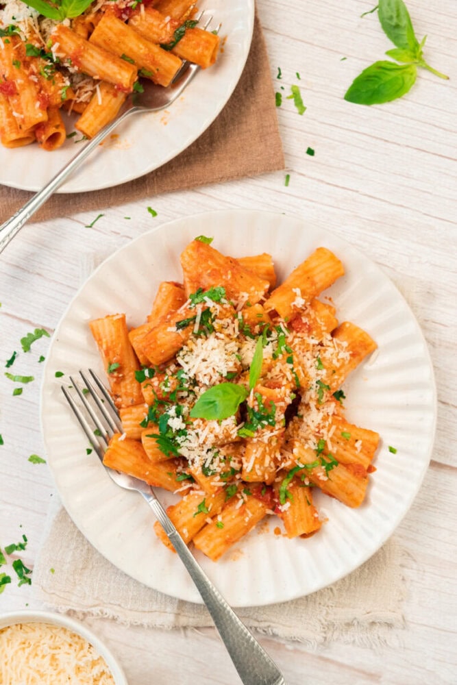 Tomato Rigatoni Pasta