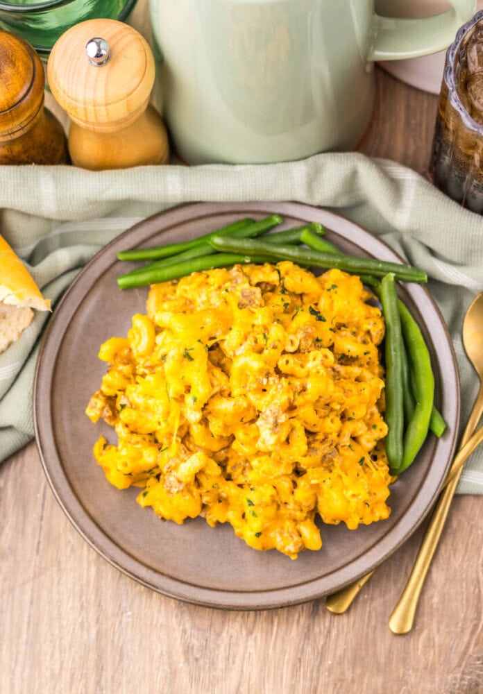 Slow Cooker Cheeseburger Hamburger Helper Slow Cooker Cheeseburger Hamburger Helper