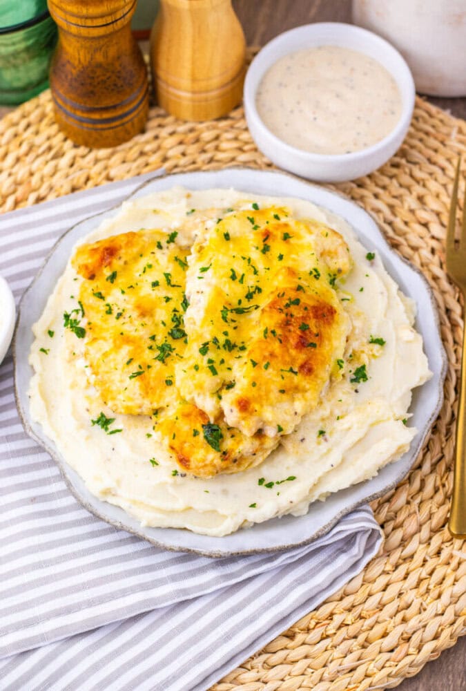 Creamy Chicken Caesar Bake