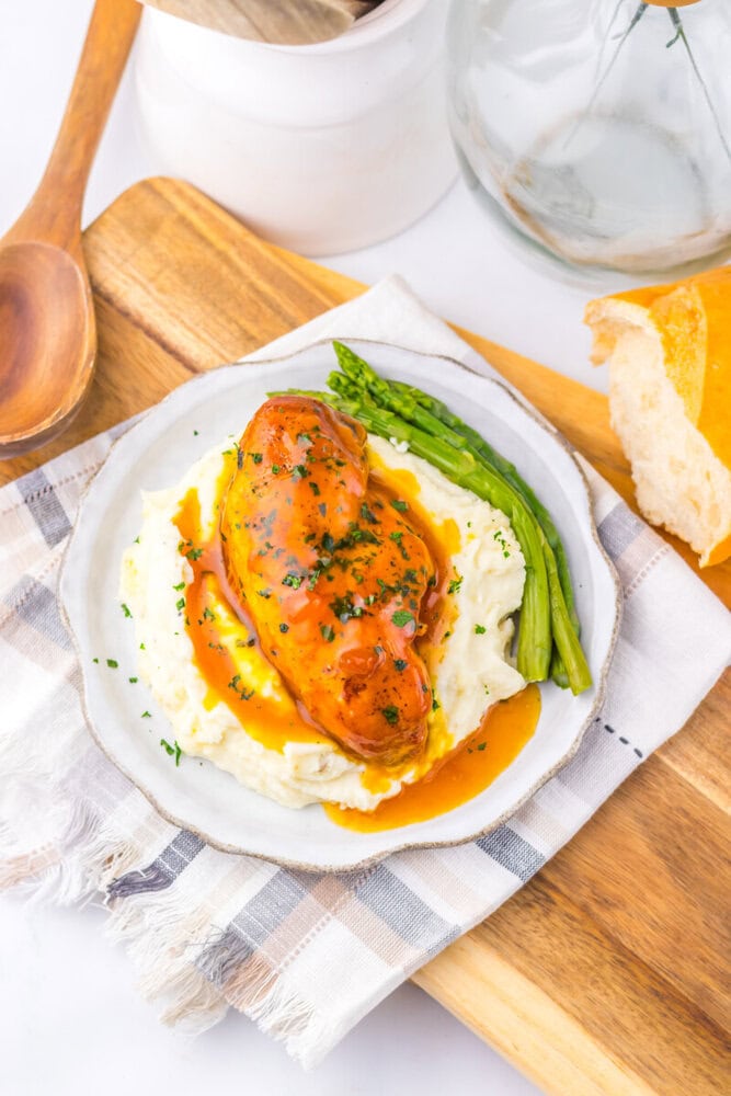 Slow Cooker Apricot Brown Sugar Chicken