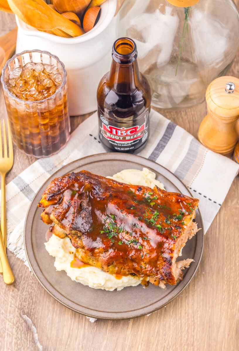 Slow Cooker Root Beer BBQ Ribs